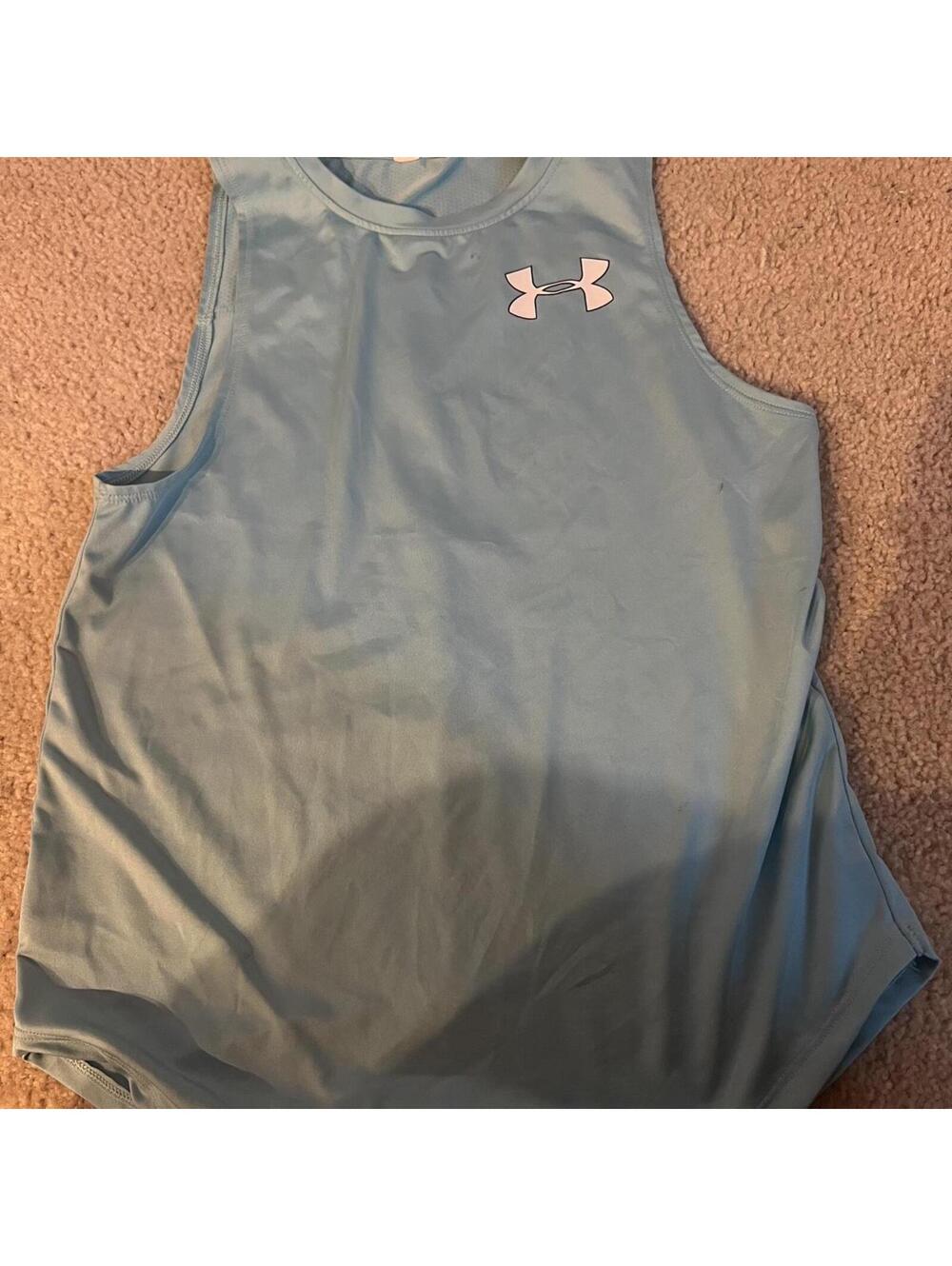 Under Armour Kid's Blue Vests-tanks-cami